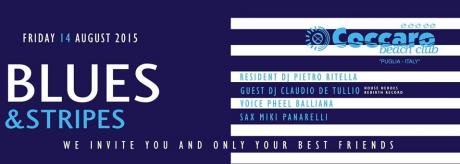 Blues & Stripes a Coccaro Beach - La Notte di Ferragosto