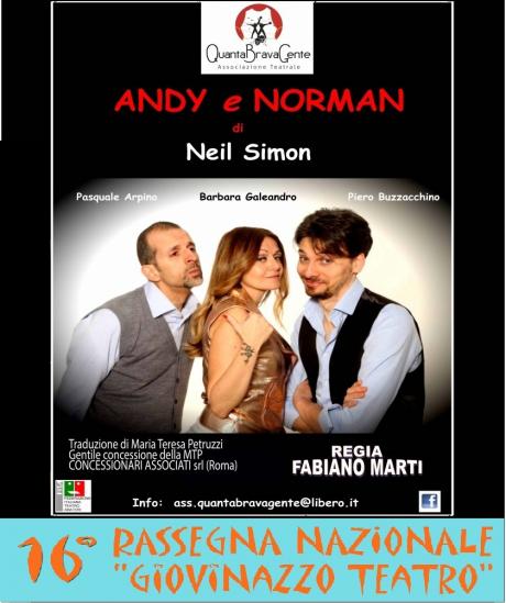 16a Rassegna Nazionale  “Giovinazzo Teatro” Andy e Norman