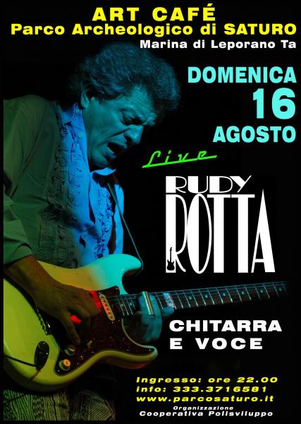 RUDY ROTTA, la Leggenda del Blues in Concerto