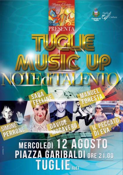 Davide Mogavero, Simone Perrone, Manuel Foresta, Sara Vita Felline, Il Peccato di Eva per la prima edizione di Tuglie Music Up - Note di Talento