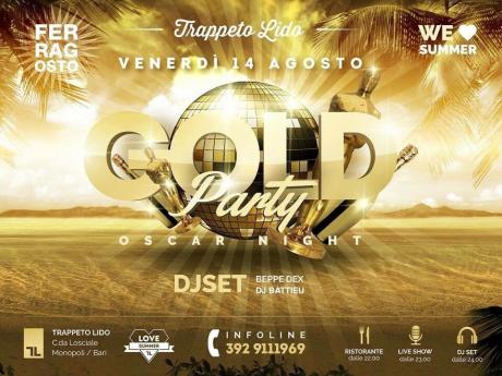 Ferragosto Gold - Dinner & Dancing a Trappeto Lido