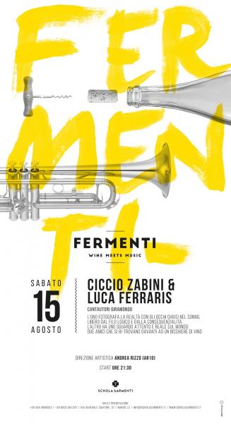 CICCIO ZABINI & LUCA FERRARIS in concerto a "Fermenti"