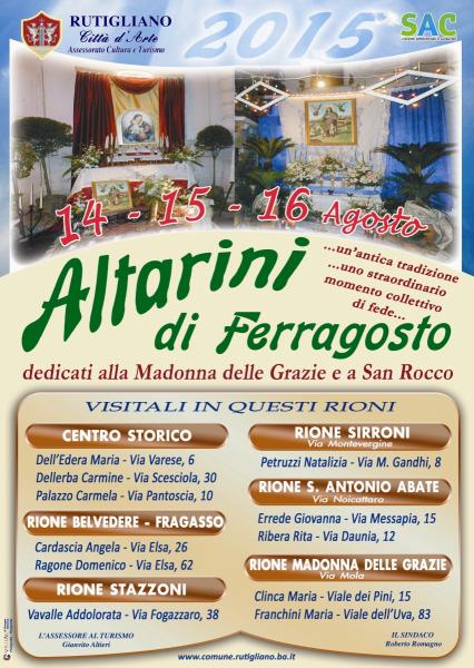 Altarini di Ferragosto