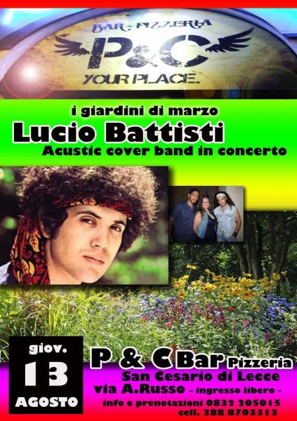 I GIARDINI DI MARZO (Tributo Lucio Battisti) Live