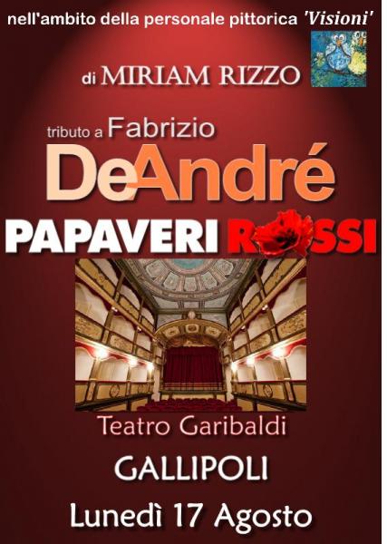 Tributo a Fabrizio de Andre' Papaveri Rossi