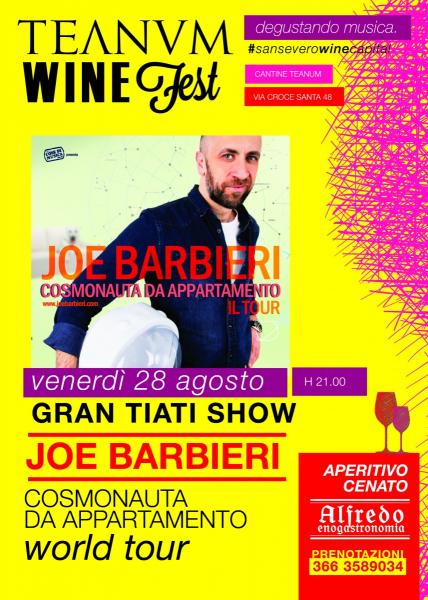 Joe Barbieri al Teanum Wine Fest