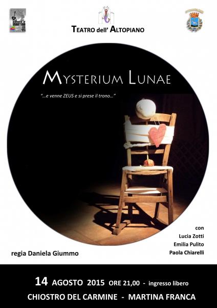 MYSTERIUM LUNAE "...e venne Zeus e si prese il trono..."