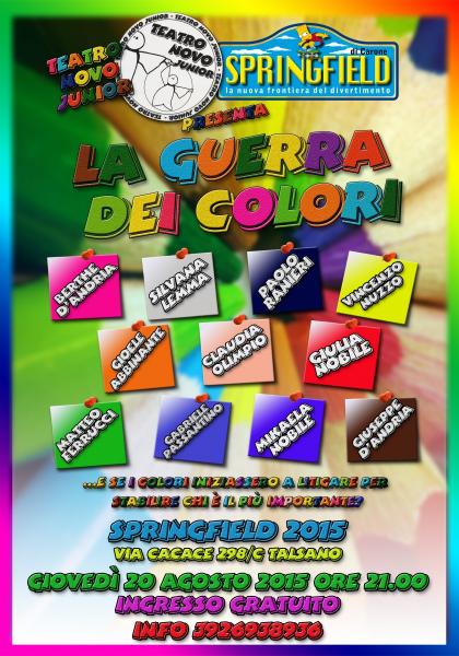 Spettacolo per Bambini "la Guerra Dei Colori"