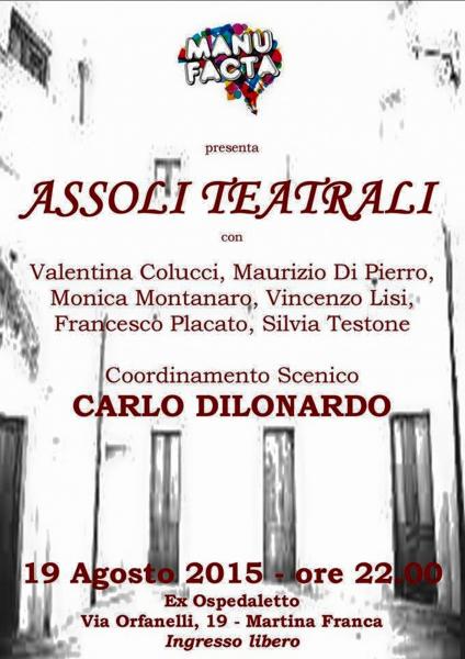 Assoli Teatrali a Manufacta Market Place