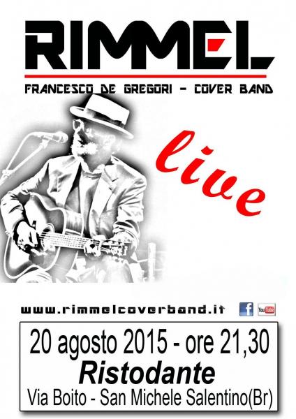 "Rimmel in Concerto" - Francesco De Gregori cover band