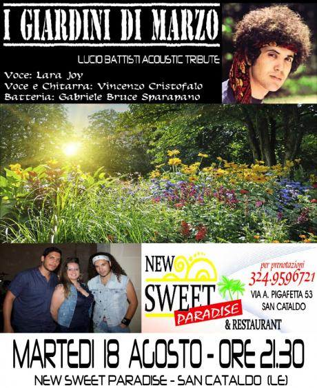 I GIARDINI DI MARZO (Tributo Lucio Battisti) Live