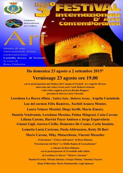 3^ Festival GLOBALARTInternationalArt presso il Castello Svevo di Termoli