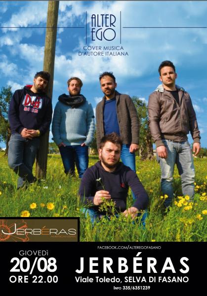 Alter-Ego live al Jerbéras