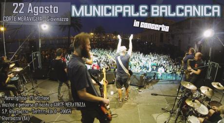 Municipale Balcanica live per "MERAVIGLIOSO - IV edizione"