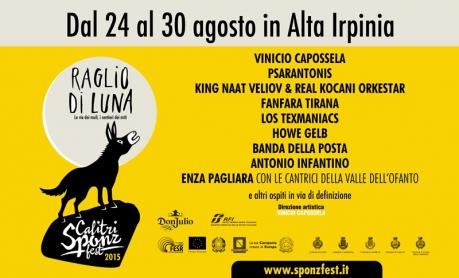 Calitri Sponz Fest 2015 - Ideato e diretto da Vinicio Capossela