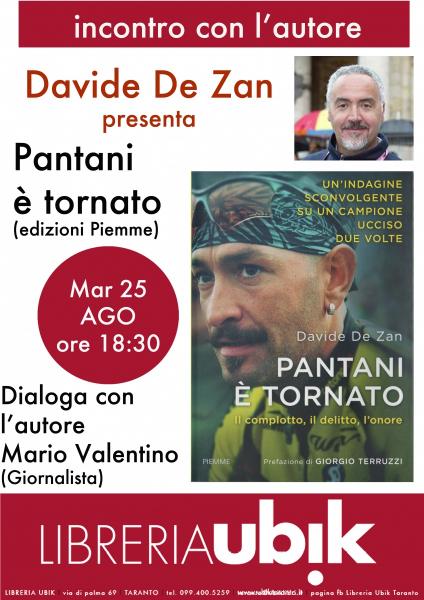Davide De Zan alla Libreria Ubik