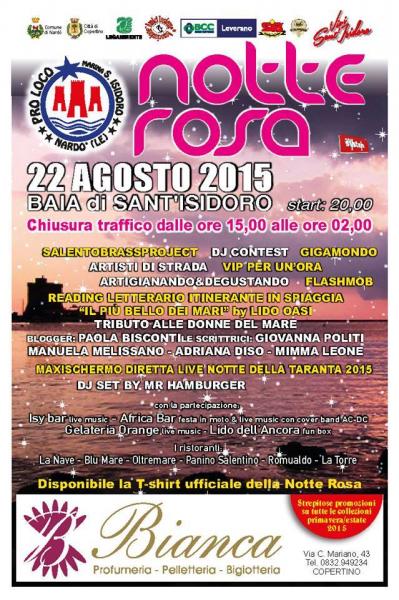 Notte Rosa a Sant'Isidoro