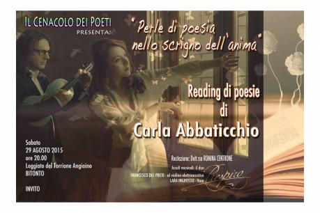 Reading di Poesie di Carla Abbaticchio
