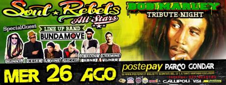 Bob Marley Tribute Night a Gallipoli con i Soul Rebels All Stars!