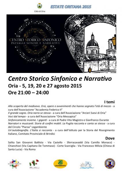 Centro storico sinfonico narrativo