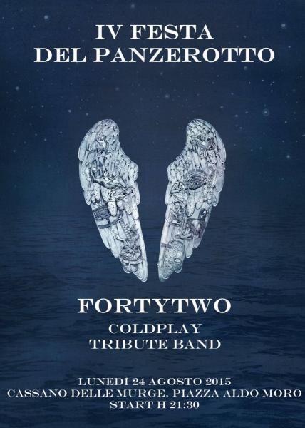 FortyTwo COLDPLAY TRIBUTE BAND - IV FESTA DEL PANZEROTTO