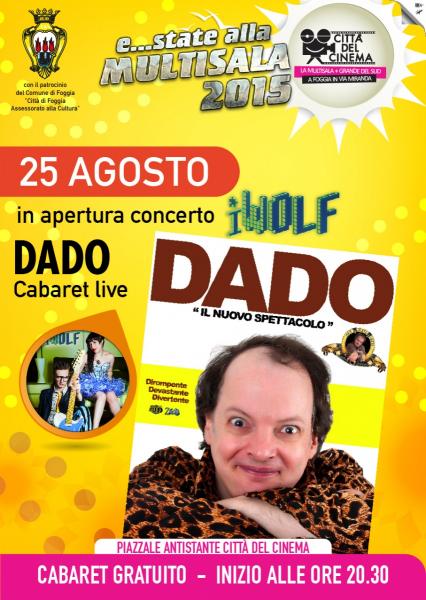 Cabaret Live gratuito con DADO