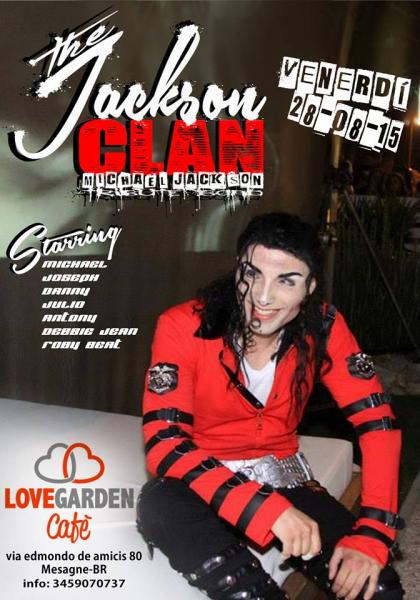 The JACKSON CLAN live al LOVE GARDEN