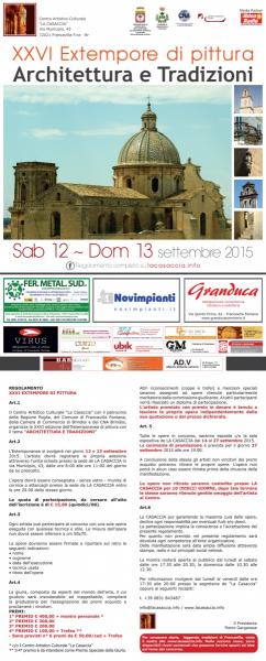 XXVI Estemporanea di Pittura - Francavilla: Architettura e Tradizioni