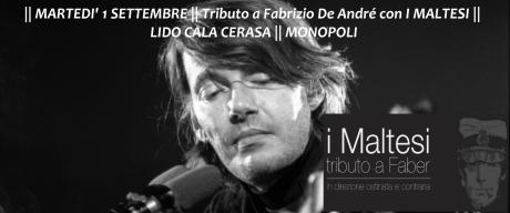 Tributo a FABRIZIO DE ANDRE' con i MALTESI