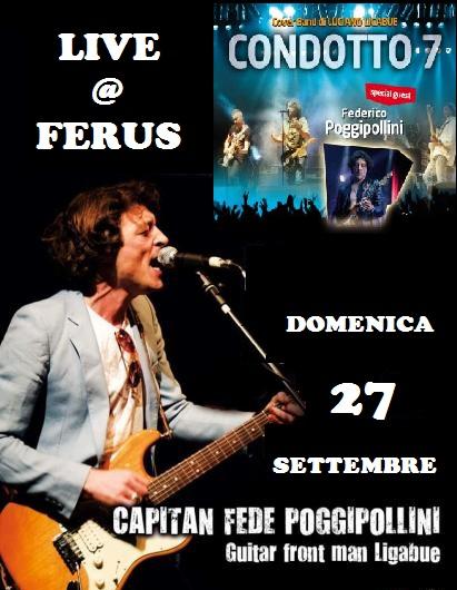 Ligabue Tribute live con " Capitan Fede Poggipollini & Condotto 7 "