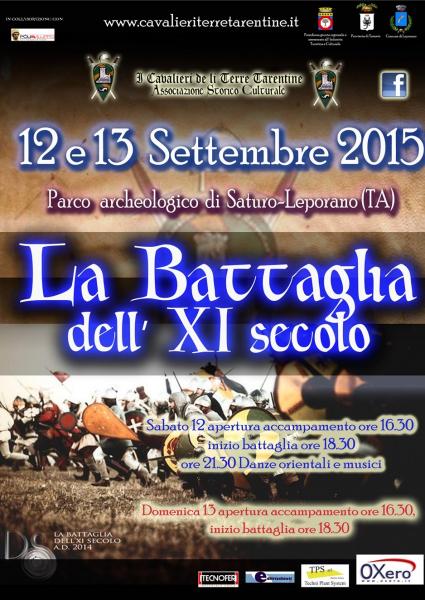 “LA BATTAGLIA DELL’XI SECOLO” Il Grande Evento Rievocativo