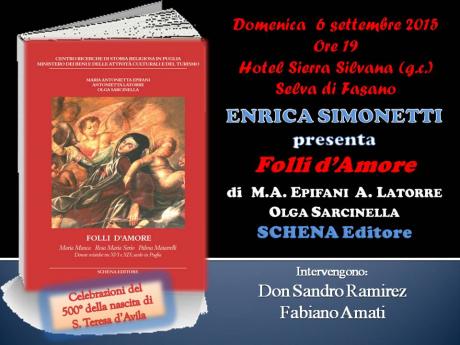 Presentazione del volume: FOLLI D'AMORE