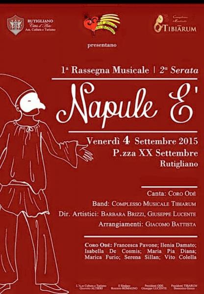 “NAPULE È…”: gli ODÈ  in concerto con i TIBIARUM