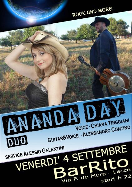 Ananda Day Duo al BarRito - Lecce