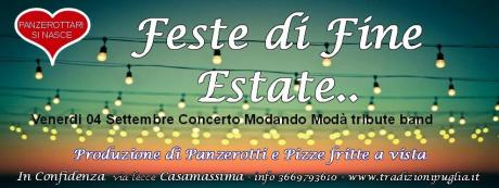 FESTE di FINE ESTATE con le Migliori Cover Band