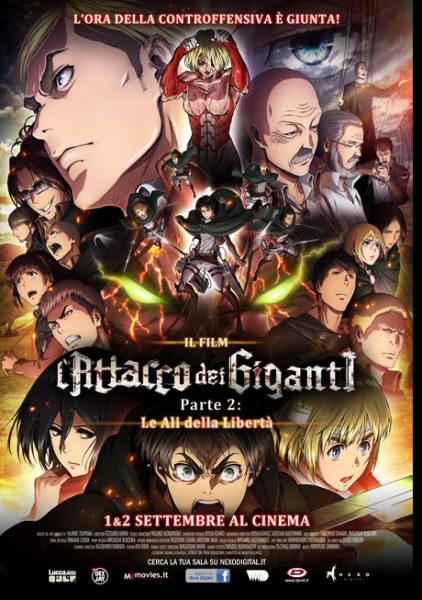ANIME - L'attacco dei giganti: Il film Parte II - Le ali della libertà