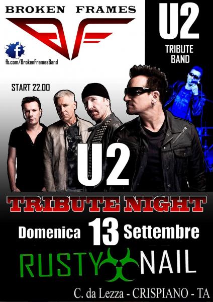 U2 Tribute Night - Broken Frames u2 Tribute Band