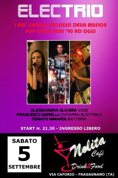 ElecTRIO in concerto al Nolita Cafe