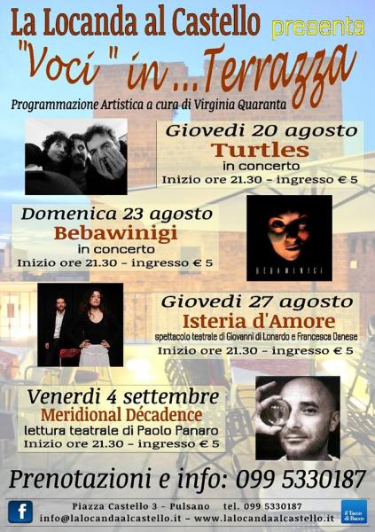 "VOCI" IN ... TERRAZZA presenta: Meridional Décadence