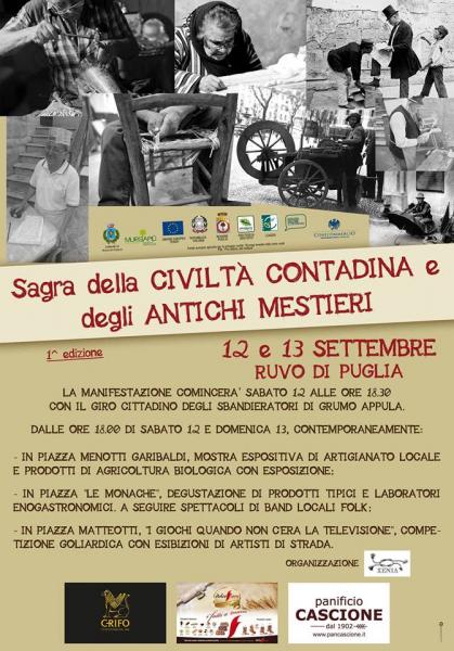 La Sagra della civiltà contadina e degli antichi mestieri