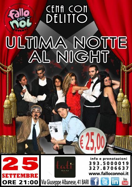 Cena con Delitto "Ultima Notte al Night"