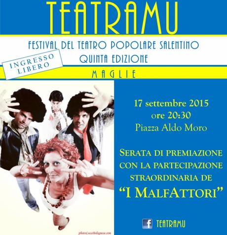 TEATRAMU 2015 - Premiazione con i MalfAttori