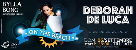 Deborah De Luca dj On The Beach