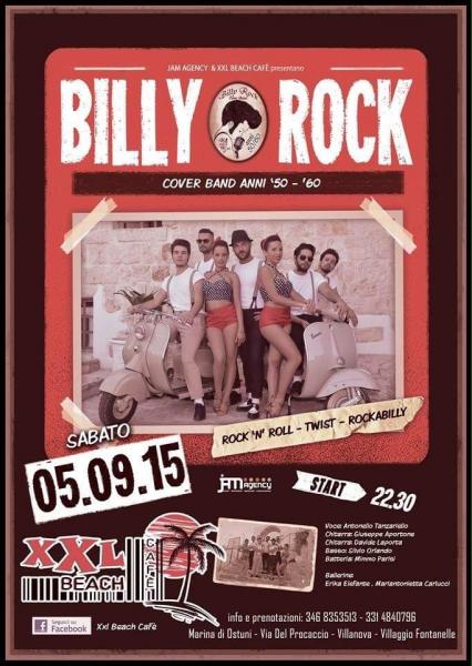 Billyrock live Xxl Beach Cafè