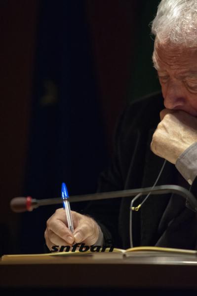 Vernissage di Mario Cresci della mostra “Campi Salentina”,