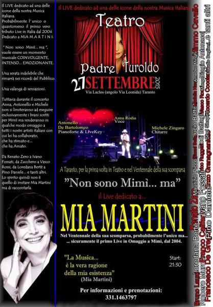 Concerto in Omaggio a MIA MARTINI