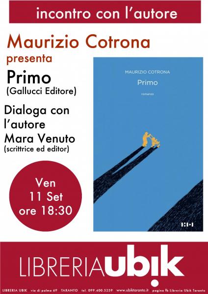 Maurizio Cotrona presenta il suo "Primo"