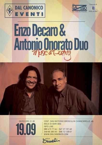 Enzo Decaro e Antonio Onorato Duo - Music & Poetry