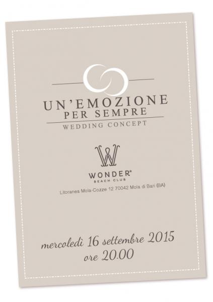 Evento Sposi "Un'emozione per Sempre Wedding Concept" - Wonder Beach Club