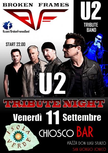U2 Tribute Night - Broken Frames u2 Tribute Band